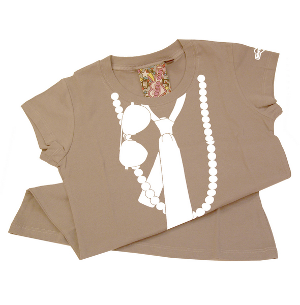 Pearls And Tie Tee